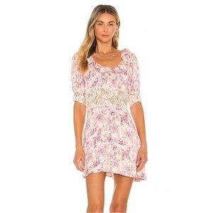 NEW Revolve Free People Lucie Dress Pink Combo 4